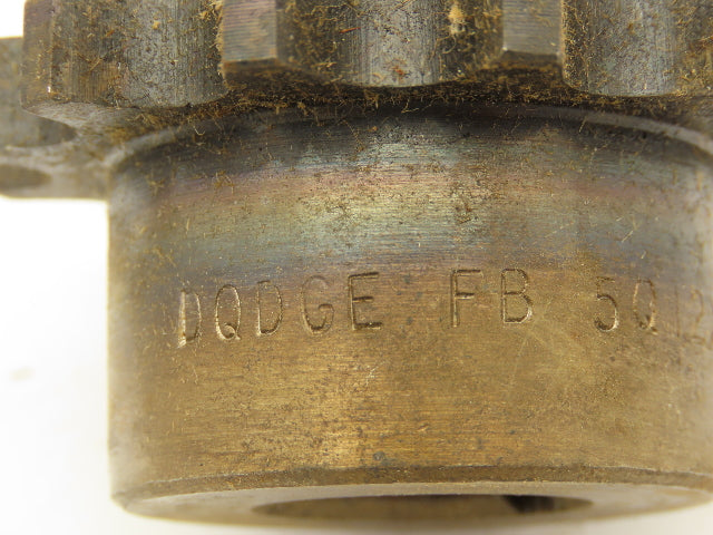 Dodge FB5012 Taper Lock Chain Coupling Flange Sprocket 3/4" Bore 12-Teeth