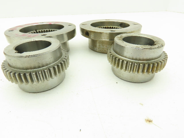 Zurn Amerigear F101-SB Gear Coupling Sleeve & Hub Set  1-1/8" Bore 2 Halves
