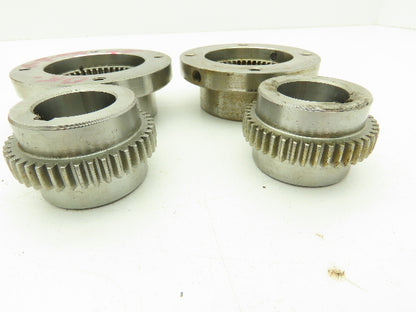 Zurn Amerigear F101-SB Gear Coupling Sleeve & Hub Set  1-1/8" Bore 2 Halves