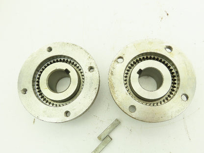 Zurn Amerigear F101-SB Gear Coupling Sleeve & Hub Set  1" Bore 2 Halves