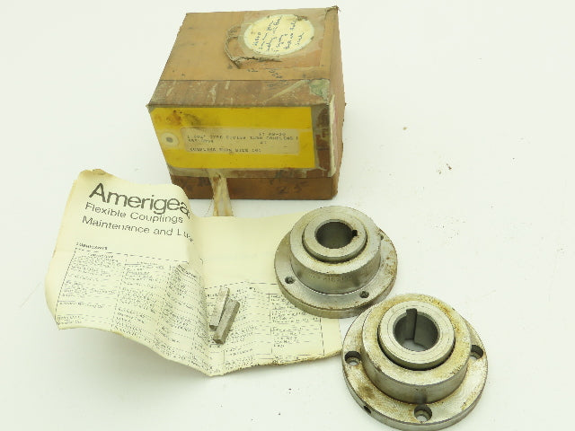 Zurn Amerigear F101-SB Gear Coupling Sleeve & Hub Set  1" Bore 2 Halves