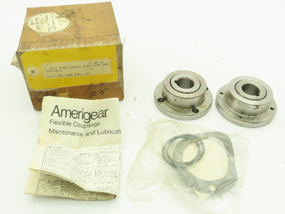 Zurn Amerigear F101-SB Gear Coupling Sleeve & Hub Set  1" Bore 2 Halves