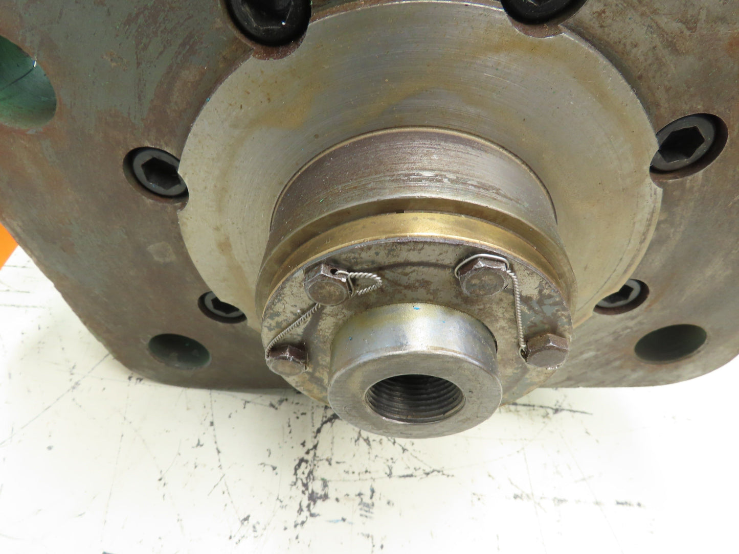 Glassport Cylinder Works Hydraulic Cylinder 6" Bore 13-13/16"Stroke Flange Mount