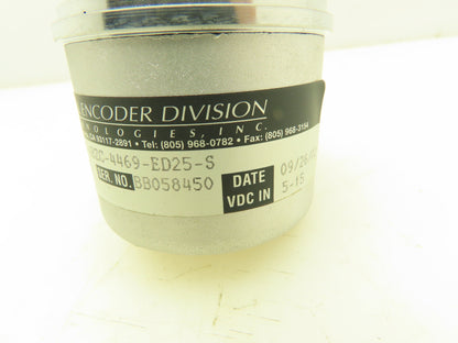 BEI 924-01013-485 Encoder Tachometer 2500 PPR