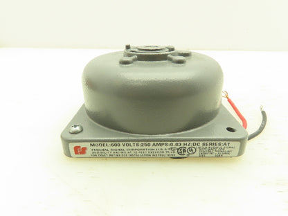 Federal Signal 600*250-1 Bell Mechanism 250VDC Gray 600*250-1