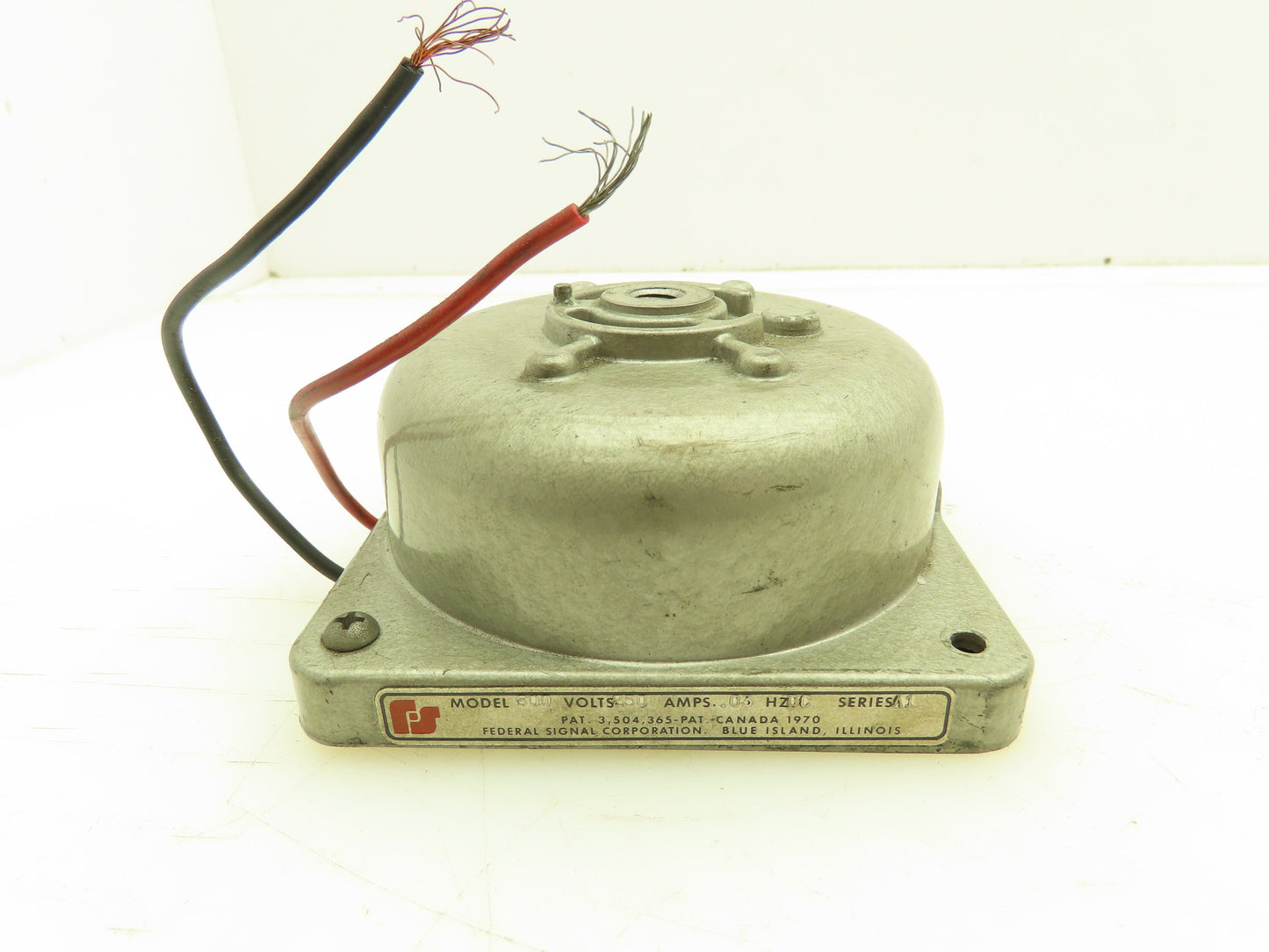 Federal Signal 600*250-1 6002501 600-250-1 Bell Mechanism 250VDC Gray