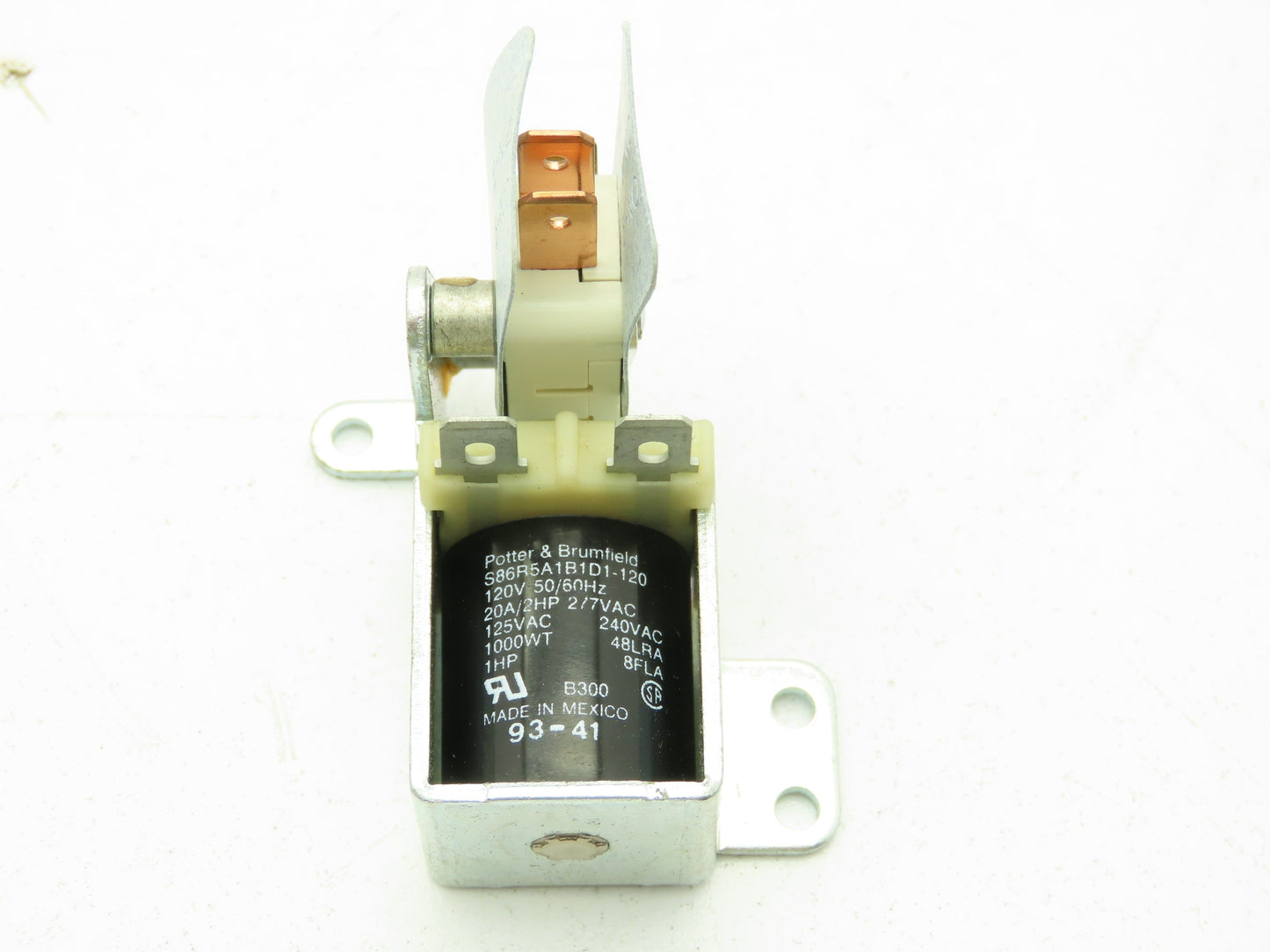 Potter & Brumfield S86R5A1B1D1-120 Power Relay 120V 20A SPDT Contact 800 Ohm