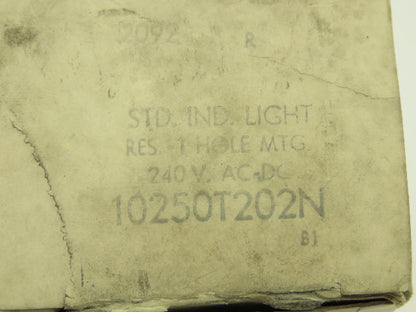Cutler Hammer 10250T202N Indicator Light 240V 30.5mm No Lens  LOT OF 2