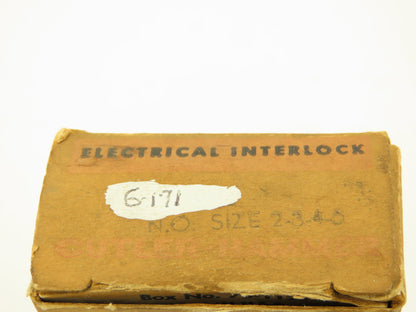 Cutler Hammer 10933 Contactor Starter Interlock Sz 2, 3, 4, 5  LOT OF 3