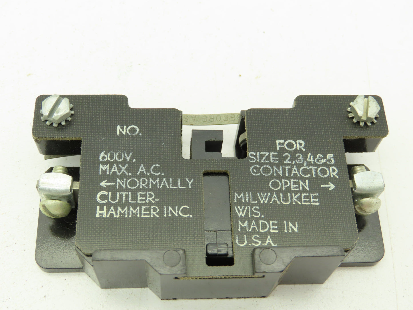 Cutler Hammer 10933 Contactor Starter Interlock Sz 2, 3, 4, 5  LOT OF 3