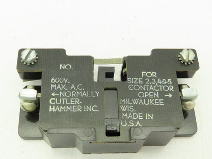 Cutler Hammer 10933 Contactor Starter Interlock Sz 2, 3, 4, 5  LOT OF 3