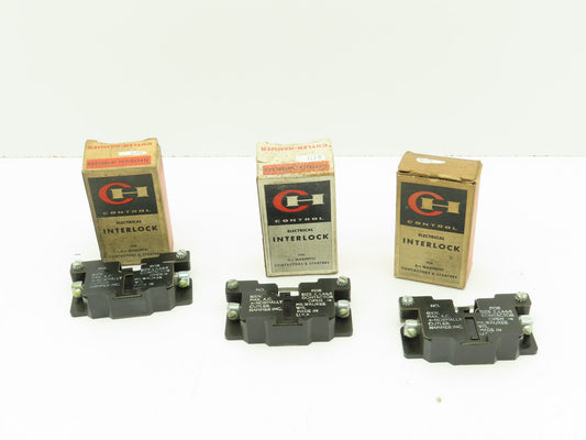 Cutler Hammer 10933 Contactor Starter Interlock Sz 2, 3, 4, 5  LOT OF 3