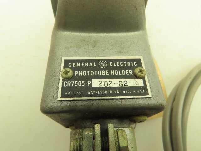 General Electric CR7505-P GE Phototube Holder Light Sensor Vintage Photo Eye
