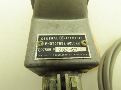 General Electric CR7505-P GE Phototube Holder Light Sensor Vintage Photo Eye