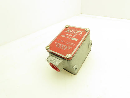 Namco D200G-NP-B-R Snap Lock Limit Switch Mark II 20A 115V 5A 575V