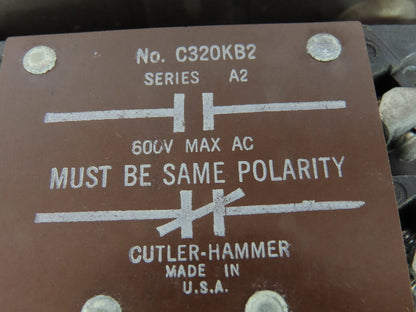 Cutler Hammer C50DN3 NEMA Size 2 Reversing Contactor 45A 120V Coils Ser B1