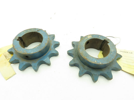 Morse B1012 B 1012 Roller Chain Sprocket 12-Tooth 2-3/16"ID 1/2"Keyway LOT OF 2