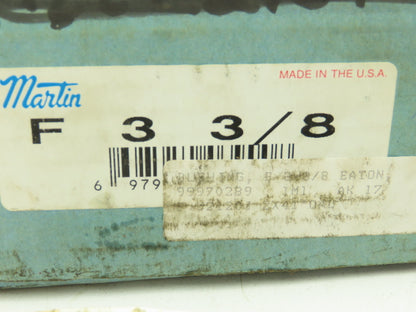 Martin F 3-3/8 Quick Disconnect Bushing 3.375"ID Bore 6.625"OD Flange 7/8"Keyway