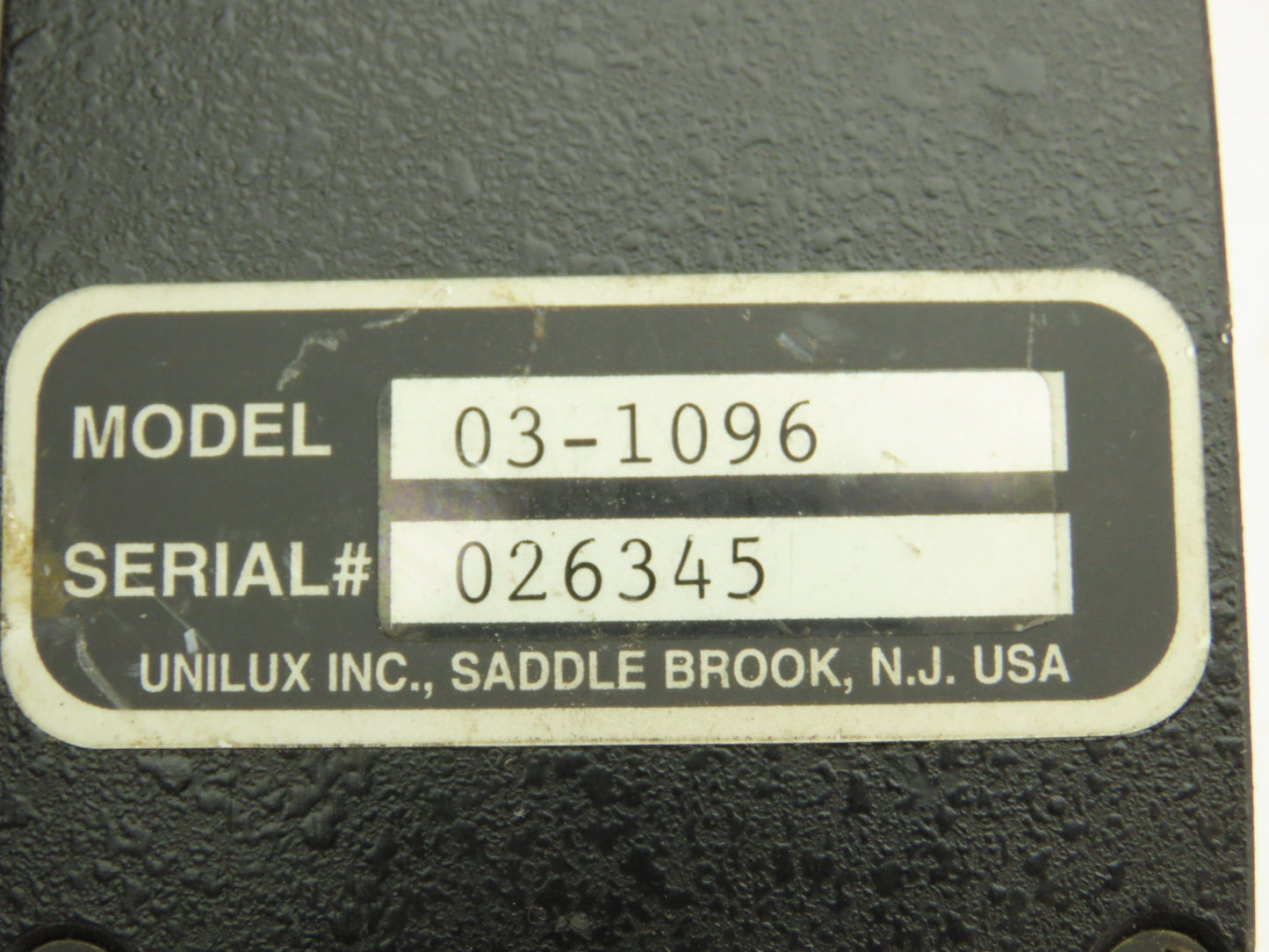 Unilux 03-1096 Micro Remote Control Sentry Lighting Controller