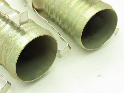 Band-It H64088 Tri-Lokt Male Hose Nipple 3"x 3" NPT Swage Tie Strip  LOT OF 2