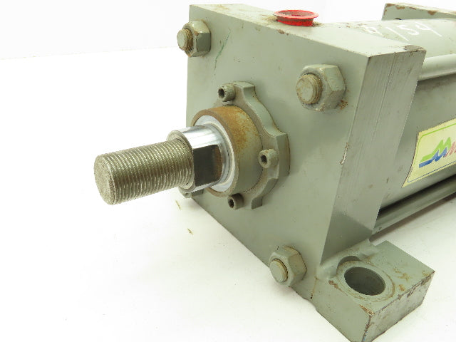 Miller A72B2C Pneumatic Air Cylinder Dbl Acting 5" Bore 5" Stroke 250PSI Foot Mt