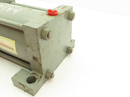 Miller A72B2C Pneumatic Air Cylinder Dbl Acting 5" Bore 5" Stroke 250PSI Foot Mt