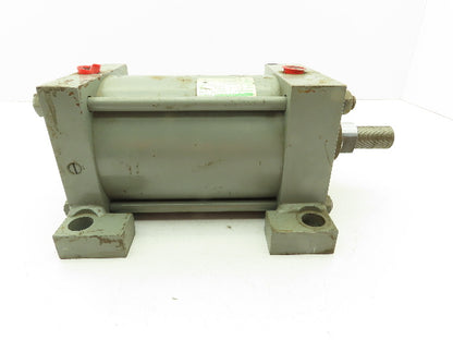 Miller A72B2C Pneumatic Air Cylinder Dbl Acting 5" Bore 5" Stroke 250PSI Foot Mt