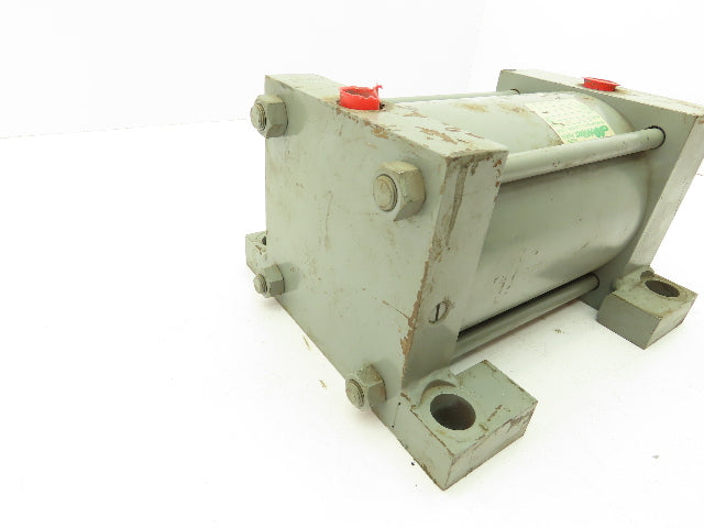 Miller A72B2C Pneumatic Air Cylinder Dbl Acting 5" Bore 5" Stroke 250PSI Foot Mt
