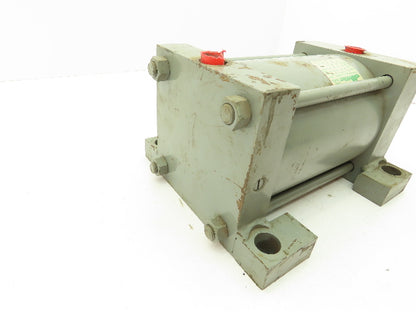 Miller A72B2C Pneumatic Air Cylinder Dbl Acting 5" Bore 5" Stroke 250PSI Foot Mt