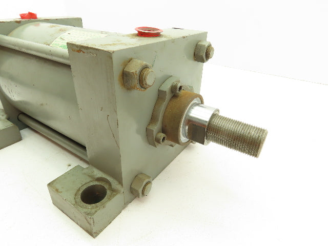 Miller A72B2C Pneumatic Air Cylinder Dbl Acting 5" Bore 5" Stroke 250PSI Foot Mt