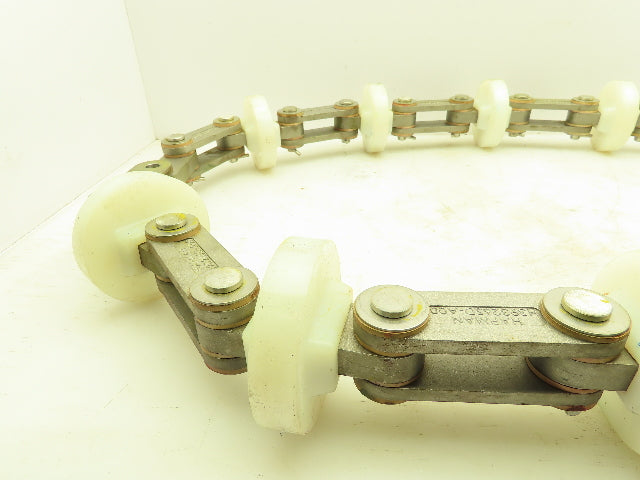 Hapman H39326SD-A00 4" Dia. Stainless Tubular Drag Conveyor Chain 6' 6"