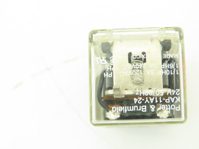 Potter & Brumfield KAP-11AY-24 General Purpose Relay 24V 5A 240VAC 1PH 8-Pin