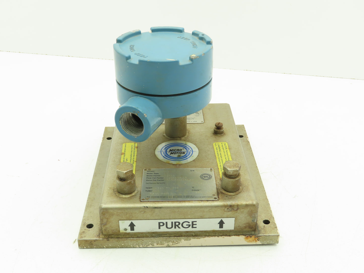 Micro Motion DH006S100PU Mass Flow Sensor -240 to 204°C 5700 PSI High Pressure