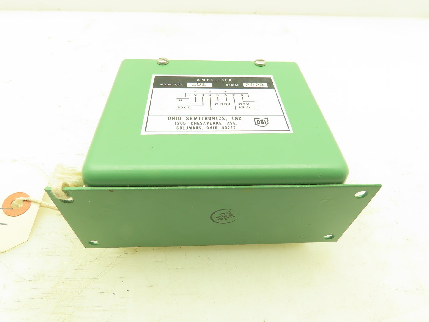 Ohio Semitronics CTA101 Amplifier Signal Conditioner 120V 60Hz 1.2KHL