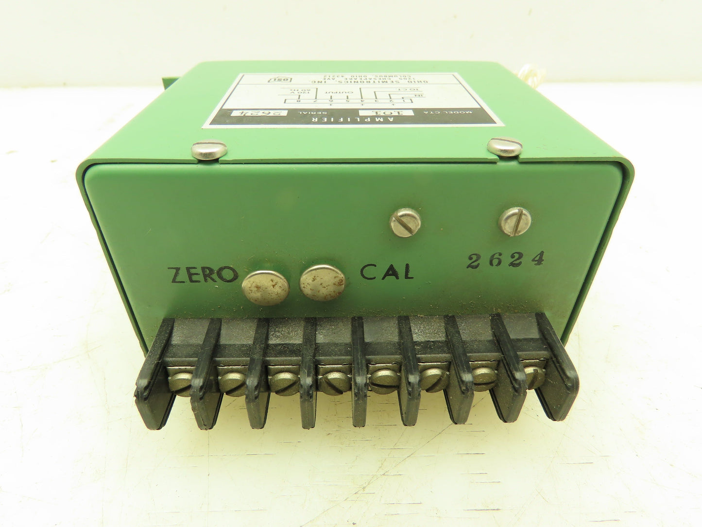 Ohio Semitronics CTA101 Amplifier Signal Conditioner 120V 60Hz 1.2KHL