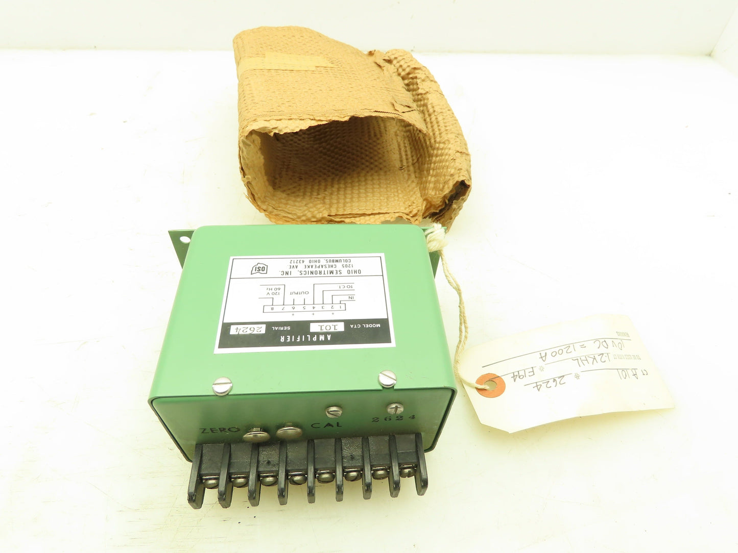 Ohio Semitronics CTA101 Amplifier Signal Conditioner 120V 60Hz 1.2KHL
