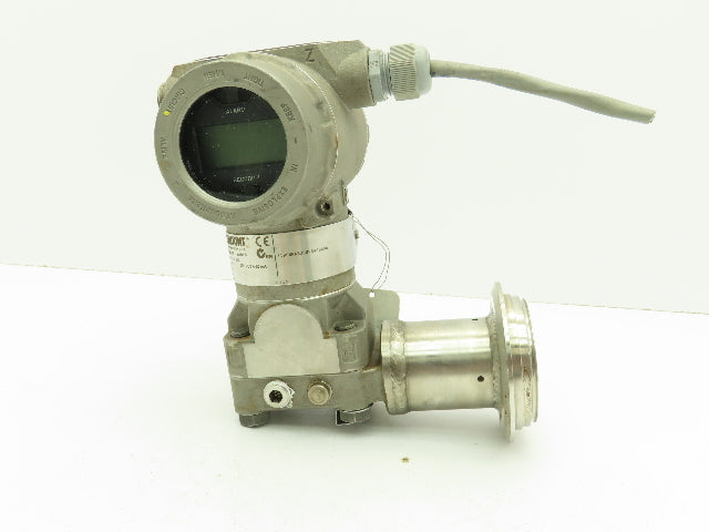 Rosemount 3051CG4A22A1JS1M6 Pressure Transmitter 0-150 PSI w/ 1199 Seal 2.75" ID