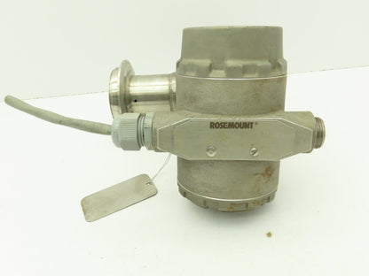 Rosemount 3051CG4A22A1JS1M6 Pressure Transmitter 0-150 PSI w/ 1199 Seal 2.75" ID