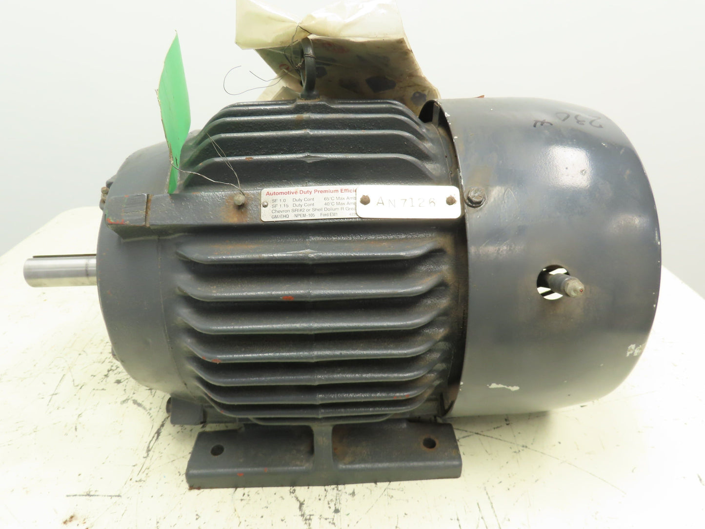 US Electric R734X 3 Hp 890 Rpm 254U7 Frame 460 Volt 3 Phase Motor