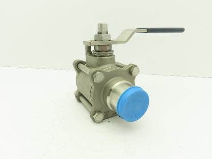 PBM  SPH-G5B-A-A037  316 Stainless Sanitary Ball Valve 1-1/2" Butt Weld 900 PSI