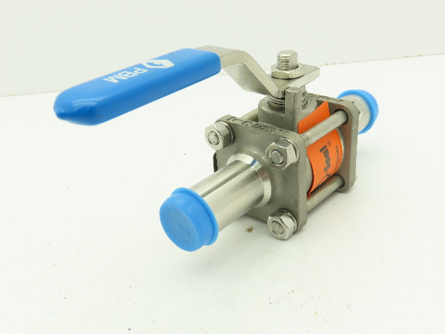 PBM SPH-C5B-A-A035 Stainless 316 Sanitary 3Pc Ball Valve 1/2" Butt Weld 900PSI