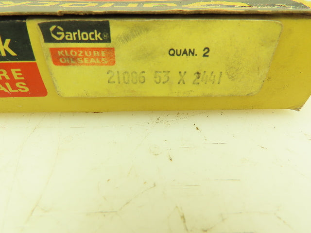 Garlock Klozure 53 X 2441 21086-2441 Oil Seal 3.688" Shaft, 4.75" OD, 0.5" Width