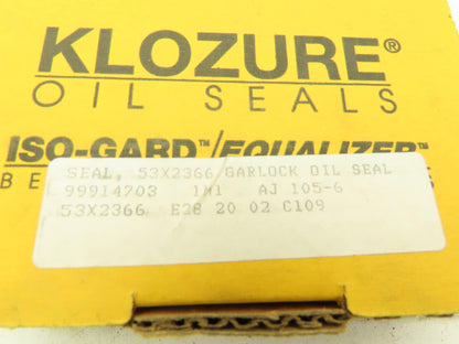 Garlock Klozure 53 X 2366 21086-2366 Oil Seal 3.50" Shaft 4.50" OD 0.50" Width