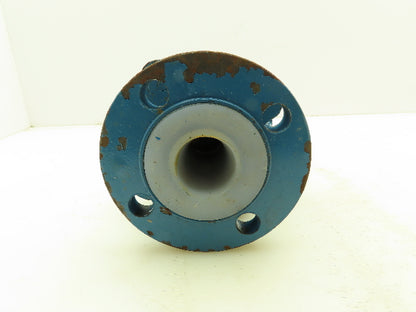 Flowserve AKH3 Atomac 1.5" Flanged Chemical Ball Valve 2Pc PFA Teflon Lined