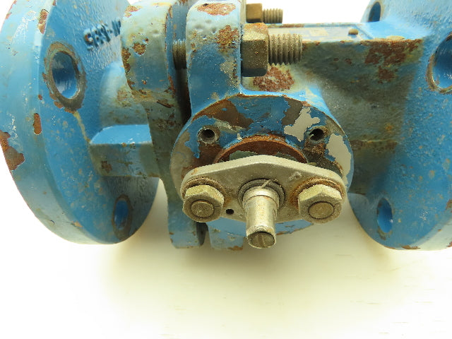 Flowserve AKH3 Atomac 1.5" Flanged Chemical Ball Valve 2Pc PFA Teflon Lined