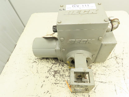 Beck 11-168 Electric Rotary Damper Valve Actuator 120V 1PH 50VA CCW