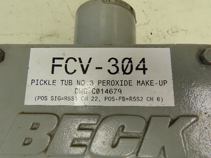 Beck 11-168 Electric Rotary Damper Valve Actuator 120V 1PH 50VA CW