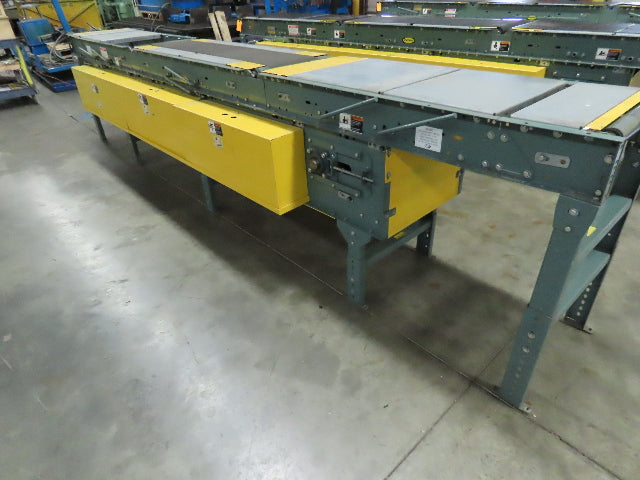 Hytrol 18"x15' Belt Conveyor 3-Stage Gapper / Accumulator Center Drive 50-100FPM