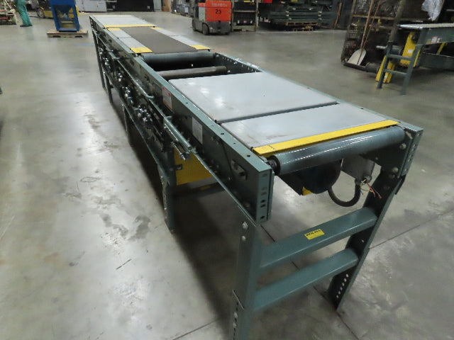 Hytrol 18"x15' Belt Conveyor 3-Stage Gapper / Accumulator Center Drive 50-100FPM