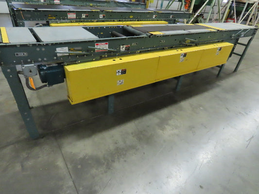 Hytrol 18"x15' Belt Conveyor 3-Stage Gapper / Accumulator Center Drive 50-100FPM